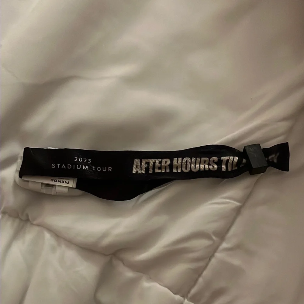Exclusive Wristband The Weeknd Concert